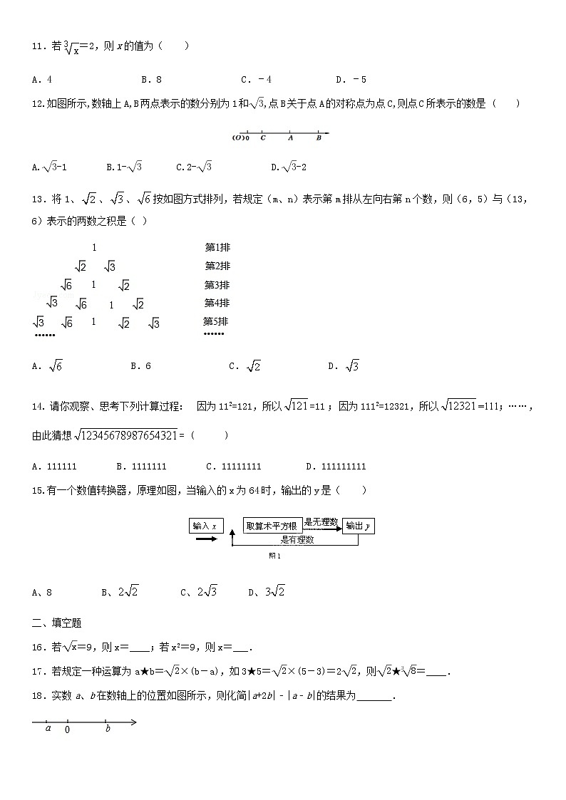 实数 (无答案)练习题第2页