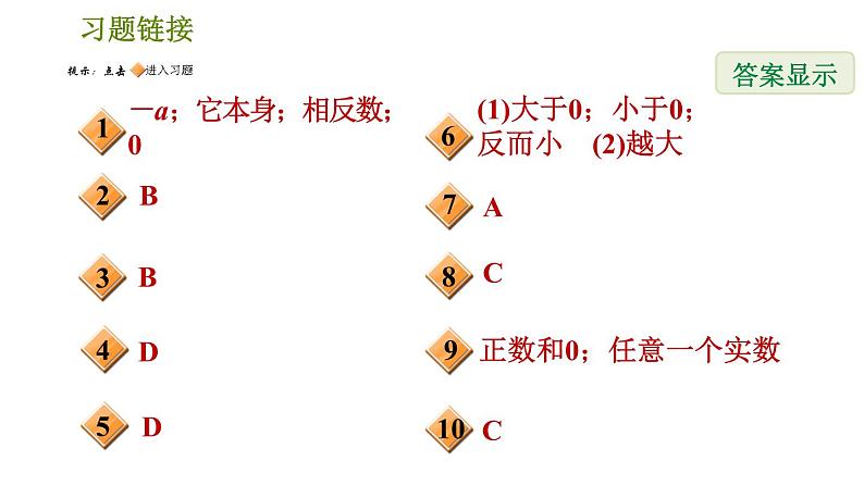 人教版七年级下册数学 第6章 6.3.2 实数的性质 习题课件第2页