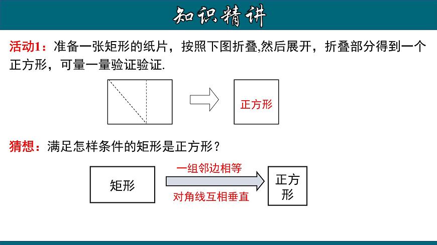 人教版八年級數(shù)學(xué)下冊 18.2.7 正方形的判定 課件第5頁