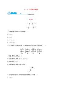 初中人教版5.2.1 平行线综合训练题