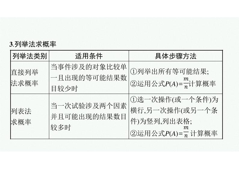 2022中考数学(人教版)一轮复习 第30课时- 概率课件PPT第7页