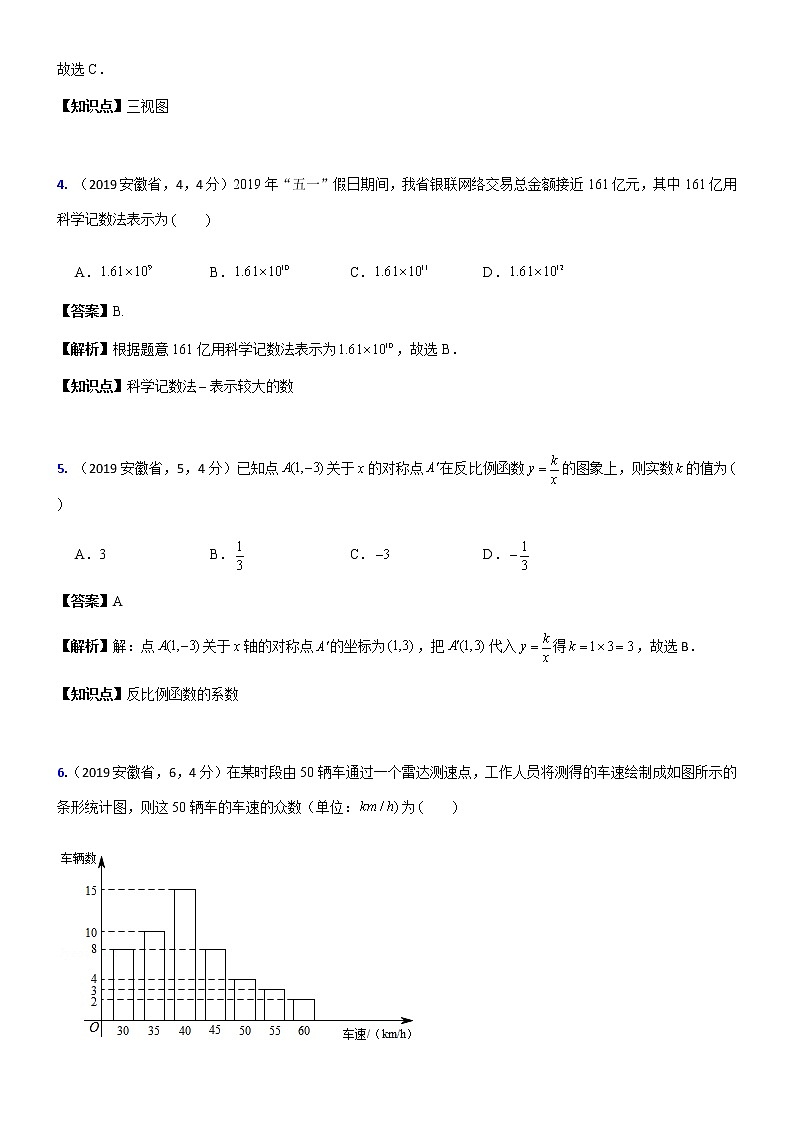 2019安徽省中考试题解析第2页