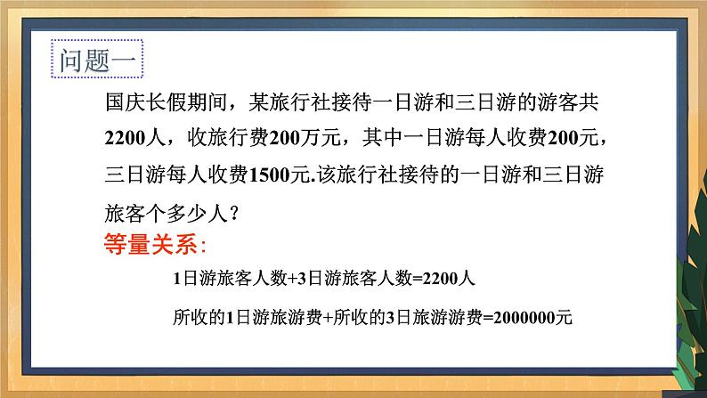 10.5 用二元一次方程组解决问题(1)课件第3页