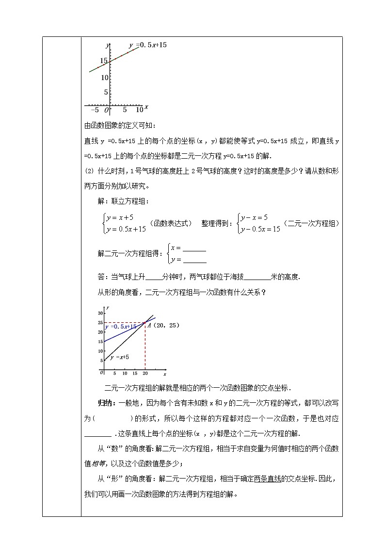 19.2.3 一次函数与方程、不等式(2) 教案第2页