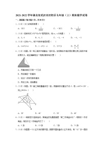 2021-2022学年湖北省武汉市汉阳区七年级（上）期末数学试卷   word，解析版