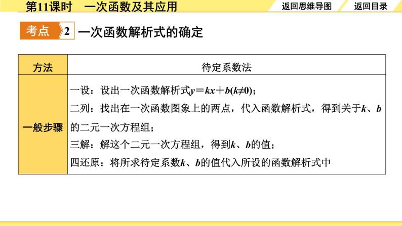 人教版中考数学3.第三单元  函数 2.第11课时  一次函数及其应用 PPT课件+练习08