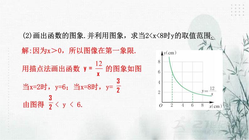 浙教版八年级下数学6.2反比例函数的应用课件05