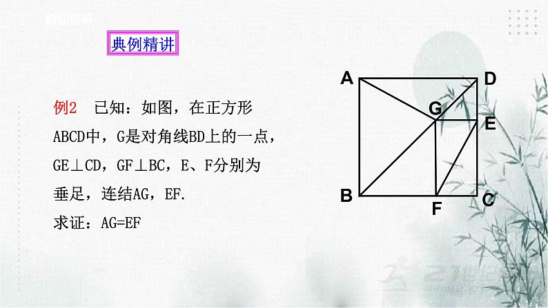 浙教版八年级下数学5.3正方形(2)课件第5页