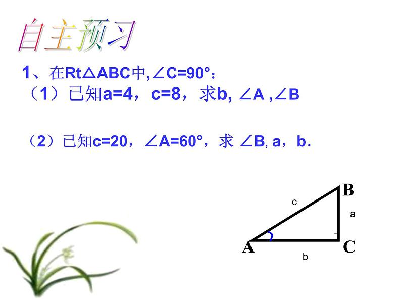 华东师大版数学九年级上册 24.4 解直角三角形(课件)第5页