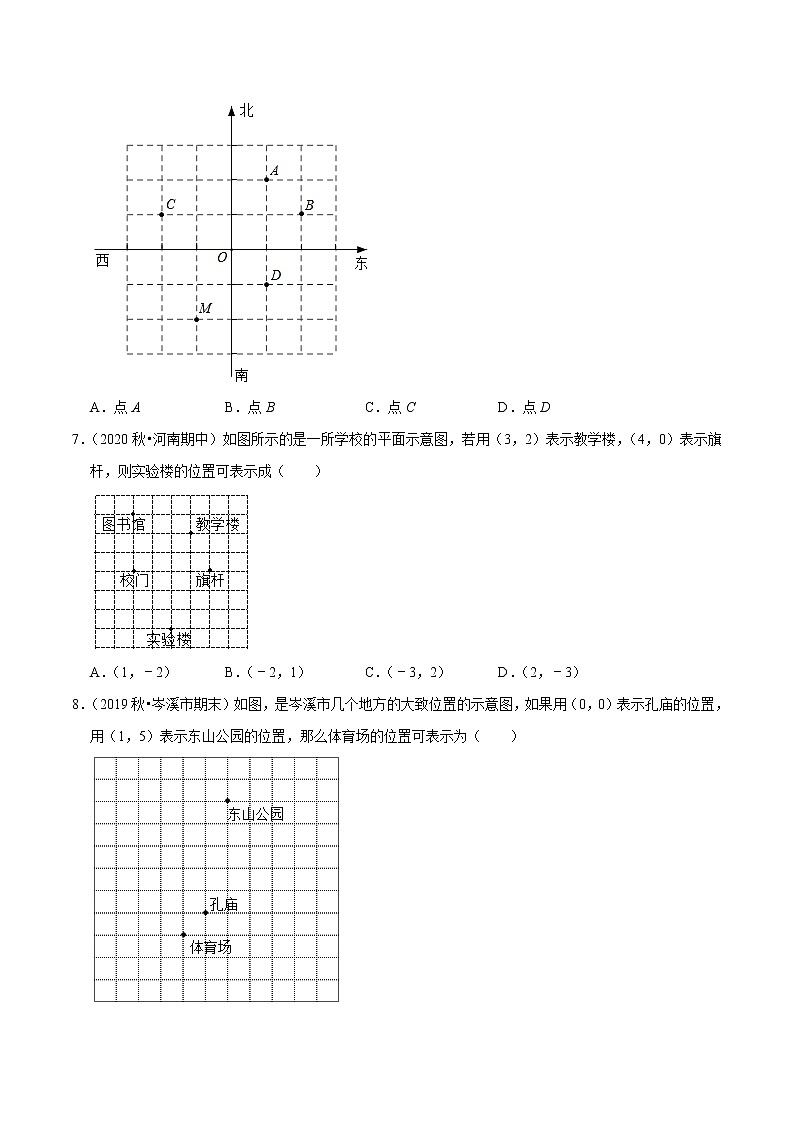 专题7.5第7章平面直角坐标系单元测试(基础卷)-2021-2022学年七年级数学下册尖子生同步培优题典(原卷版)【人教版】第2页