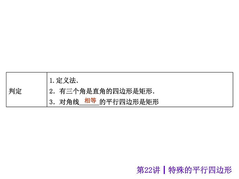 中考数学二轮复习课件----(安徽):第22讲 特殊的平行四边形(沪科版)第3页