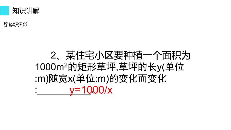 26.1 反比例函数 课件-2021-2022学年人教版数学九年级下册第7页