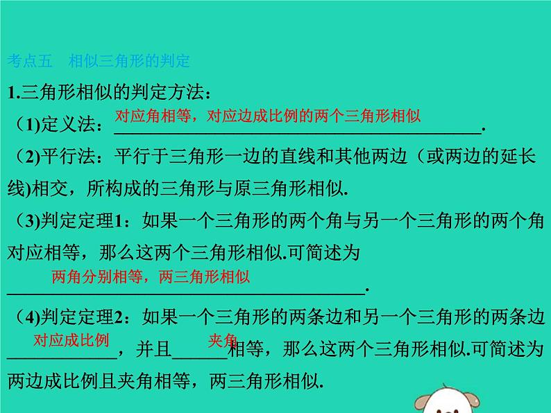 中考数学:第22课时~相似图形-ppt课件第8页