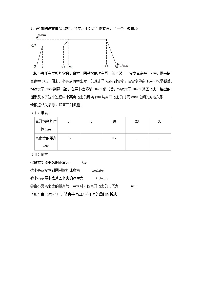 2021中考数学考点专题训练——专题一:一次函数(含答案)第2页