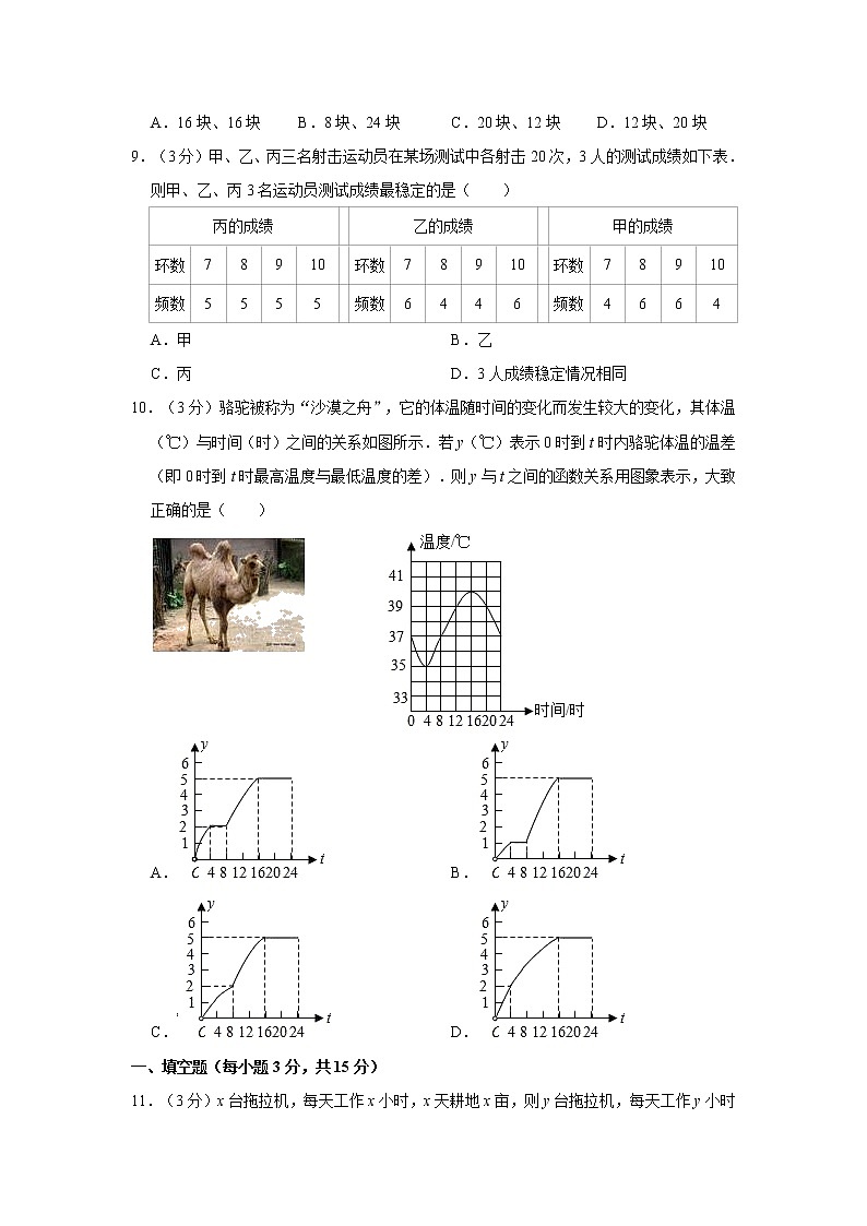 2022年广东省深圳市九年级数学中考二模数学试卷(四)(word版含答案)03