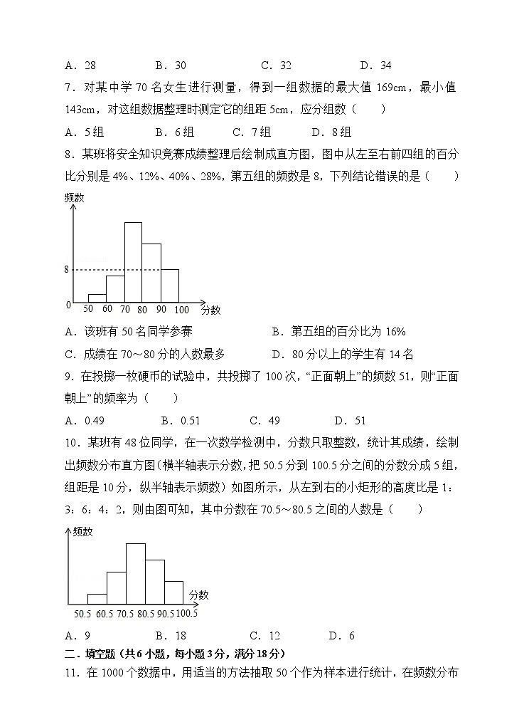 10.2直方图同步练习(原卷版)第2页