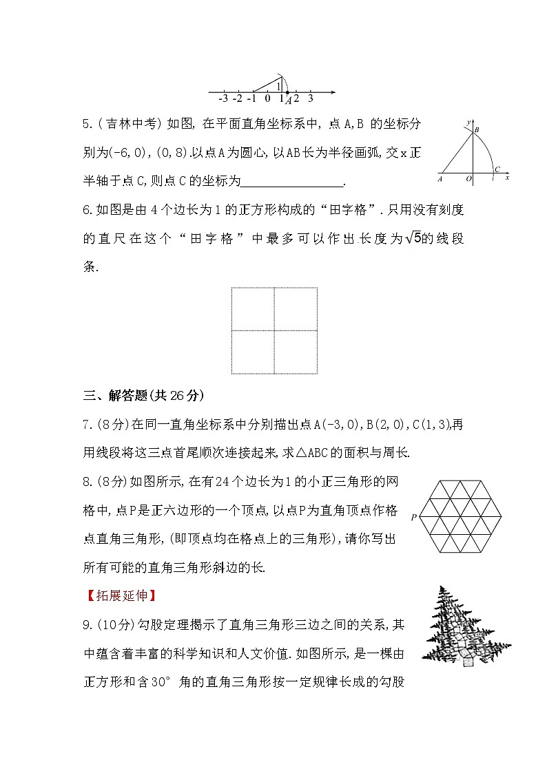 八年级数学下册知识点汇聚测试卷:勾股定理高级测试(含详解)第2页