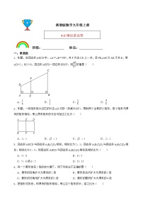 初中数学浙教版九年级上册4.6 相似多边形当堂达标检测题