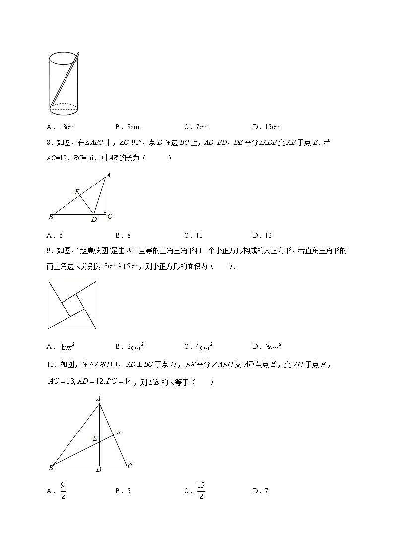 专题03 勾股定理及逆定理(原卷版)第3页