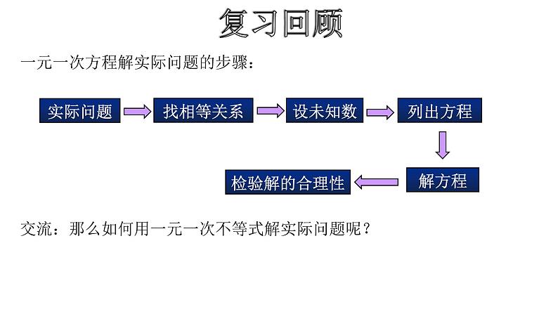 人教版数学七年级下册 9.2.2 一元一次不等式的应用 课件2第3页