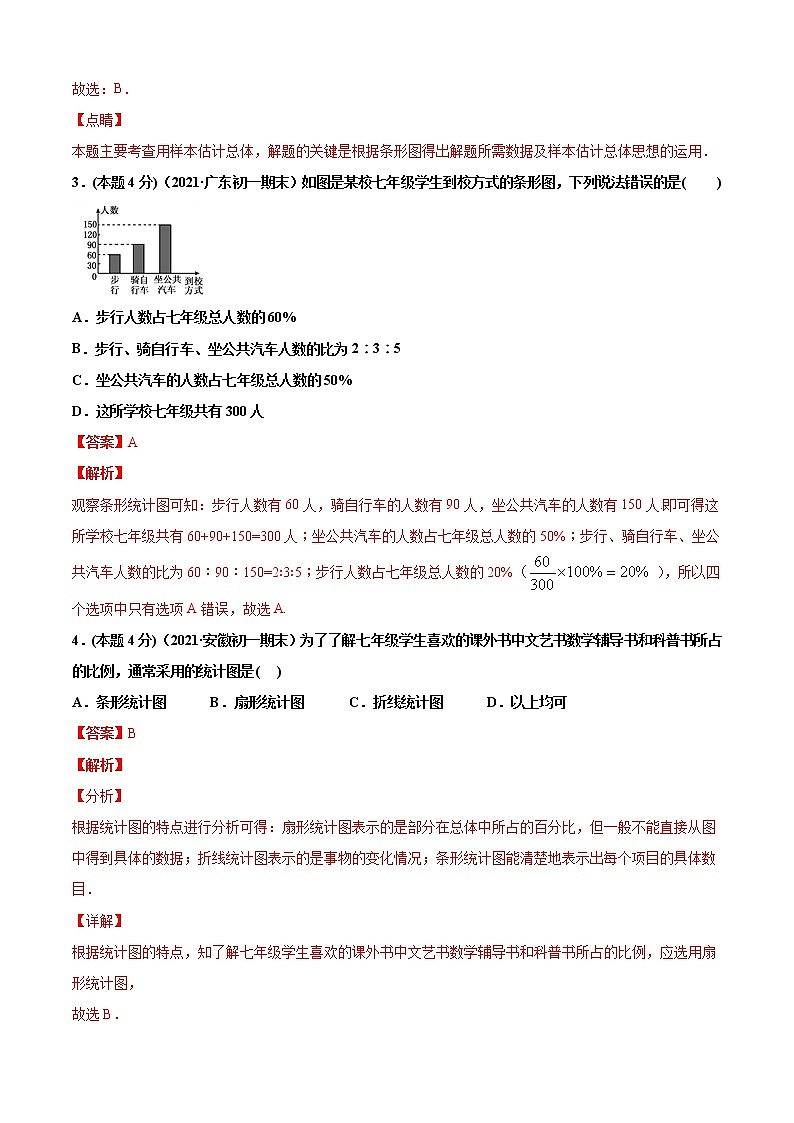 专题20 统计图信息获取(专题强化-提高)解析版第3页