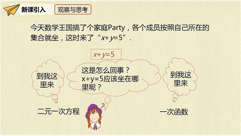 人教版八年级数学下册19.2.3第一课时一次函数与方程、不等式课件PPT第3页