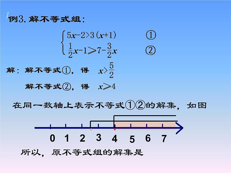 北师大版八年级数学下册 2.6 一元一次不等式组(8)(课件)第5页