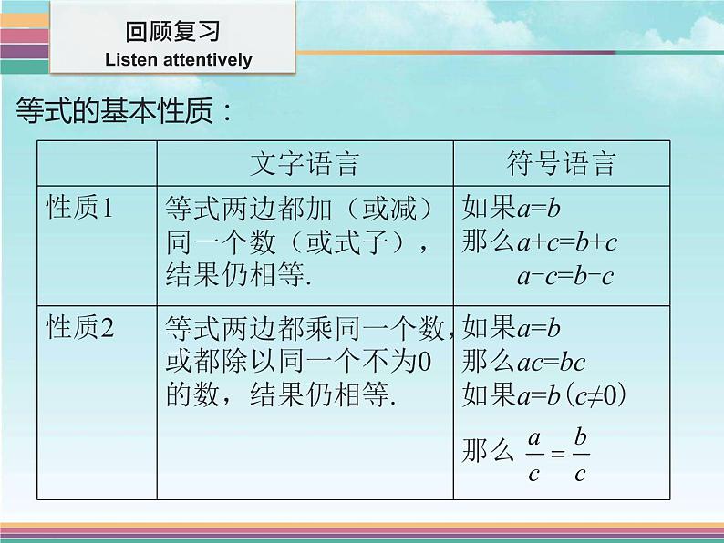 北师大版八年级数学下册 2.2 不等式的基本性质(2)(课件)第5页