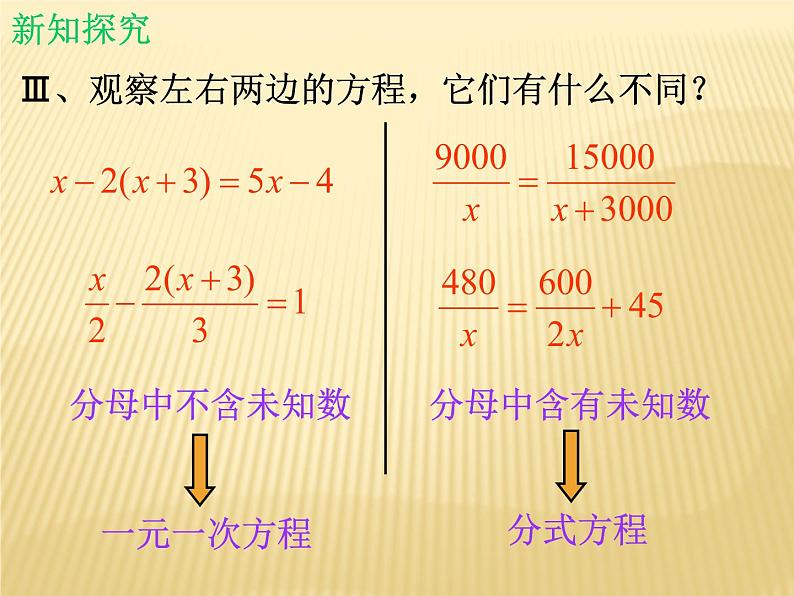 北师大版八年级数学下册 5.4 分式方程_2(课件)第4页