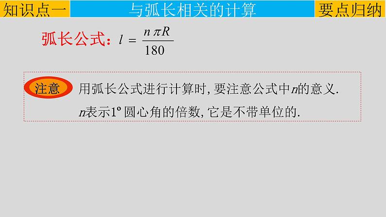 24.4(1) 弧长和扇形面积-2021-2022学年九年级数学上册教学课件(人教版)第6页