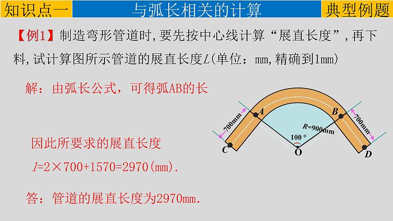 24.4(1) 弧长和扇形面积-2021-2022学年九年级数学上册教学课件(人教版)第7页