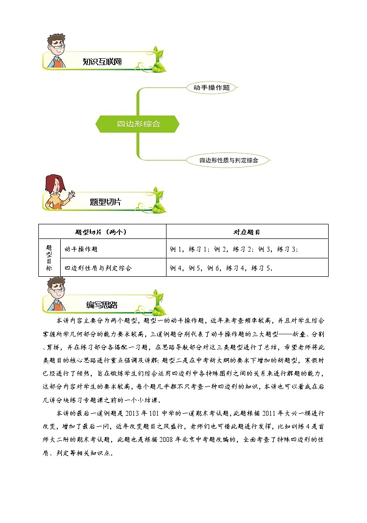 2021-2022学年苏教版初二数学下册专项练习第4讲.四边形综合(含答案)02