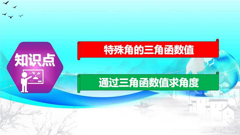 28.1(4) 锐角三角函数-特殊角的锐角三角函数-2021-2022学年九年级数学下册教学课件(人教版)第4页