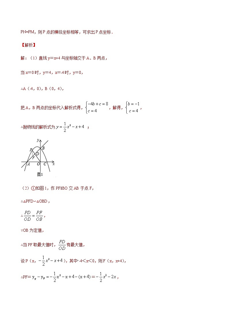 专题12 正方形在二次函数中的综合问题(解析版)第2页