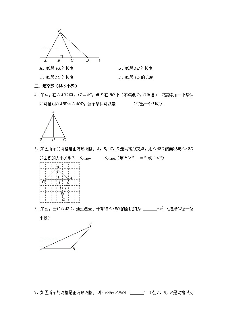 2022北京中考数学一轮复习系列系列——三角形(学生版)第2页