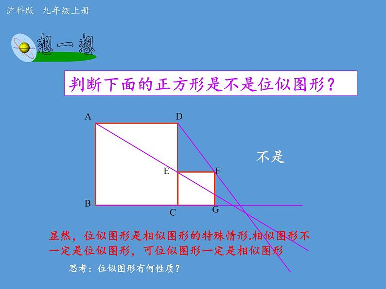 沪科版数学九年级上册 22.4 图形的位似变换(3)(课件)第3页