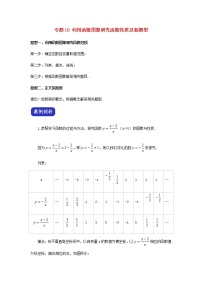 压轴专题18利用函数图象研究函数性质及新题型答案解析