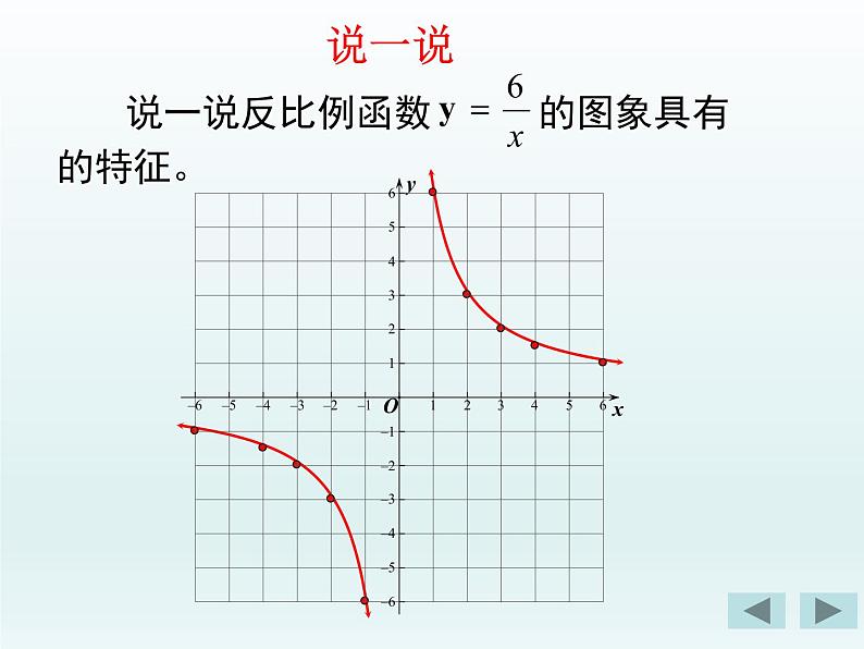 苏科版八年级数学下册 11.2 反比例函数的图象与性质(课件)第8页