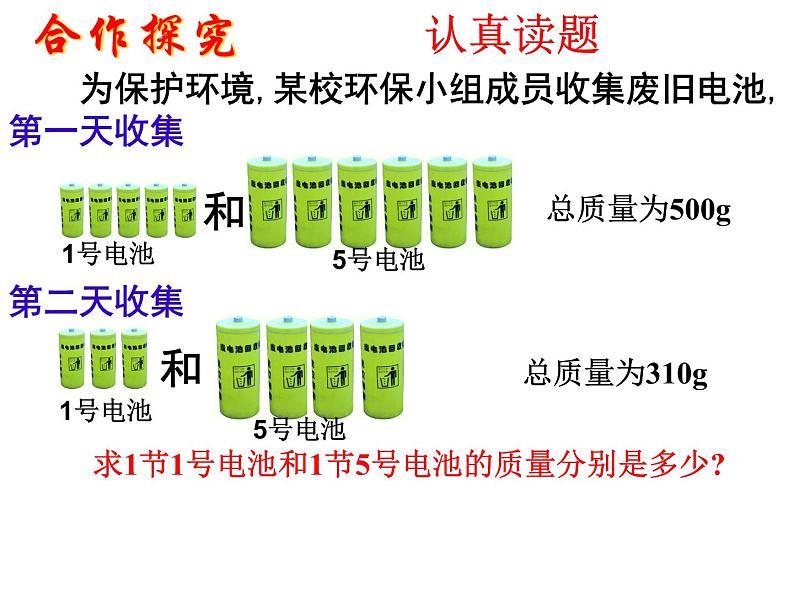 苏科版七年级下册数学课件 10.5用二元一次方程组解决问题第5页