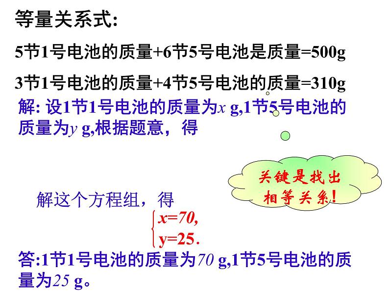 苏科版七年级下册数学课件 10.5用二元一次方程组解决问题第6页