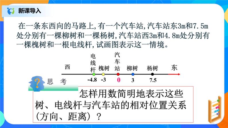 北师大版七年级上册2.2《 数轴》课件+教案04