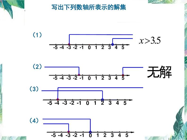 一元一次不等式组 示范课课件07