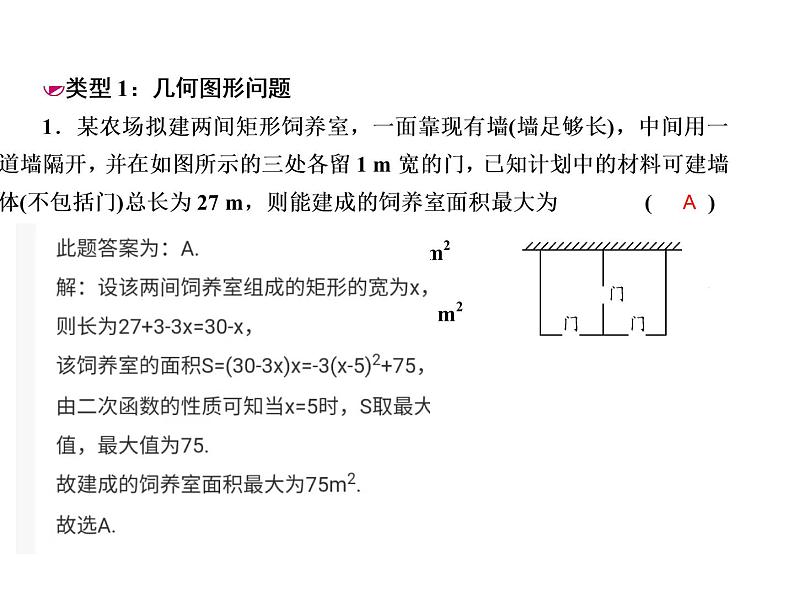 中考专题六 二次函数的实际应用课件PPT第2页