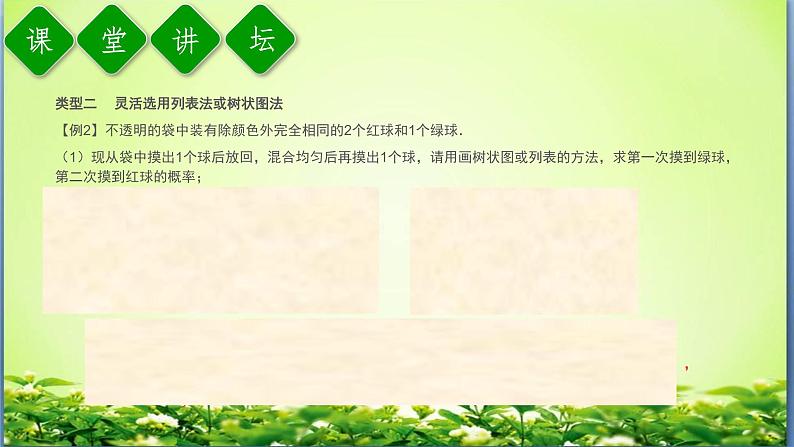 初中数学 人教2011课标版 九年级上册 用树状图法求概率课件 课件07