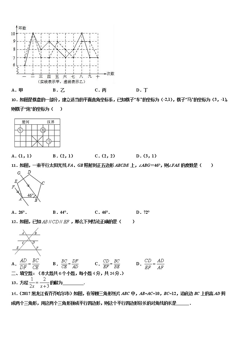 2022届湖南省师大附中中考数学押题卷含解析03