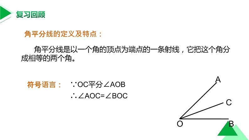 初中数学湘教版八下 角平分线的性质部优课件第3页