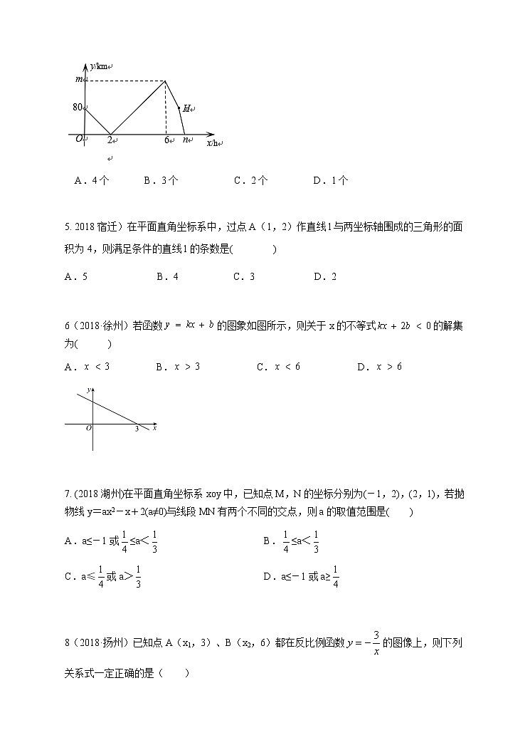 备战中考数学一轮总复习达标检测题 函数第2页
