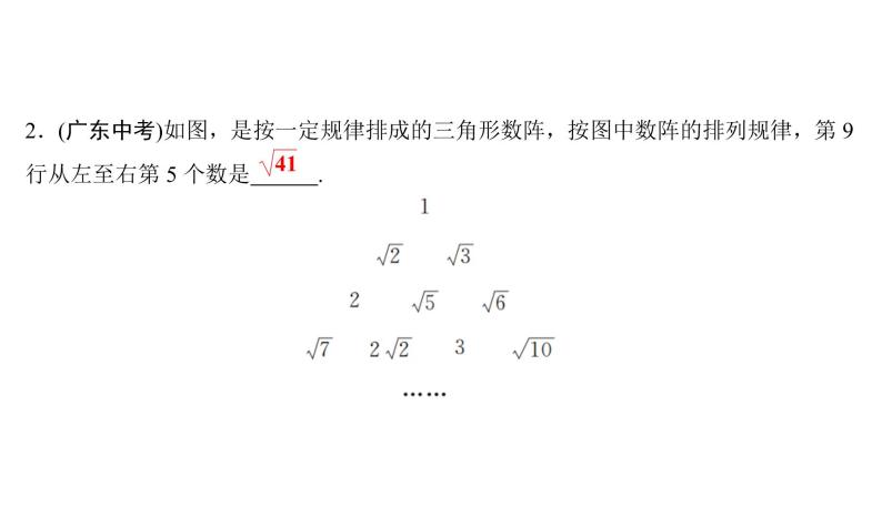 中考真题分类汇编规律探索课件PPT03