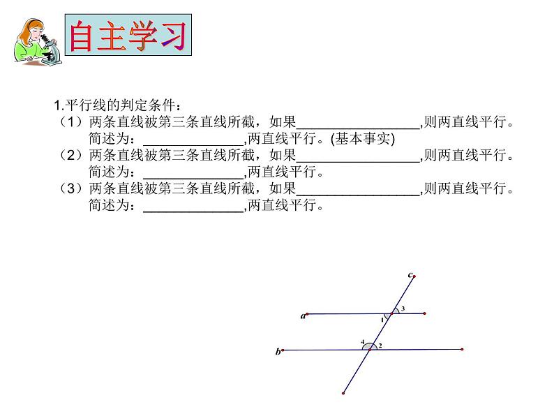 鲁教版(五四制)七年级下册数学 8.4平行线的判定定理 课件05