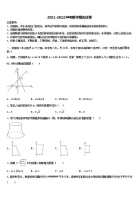2021-2022學(xué)年江蘇省無錫市濱湖區(qū)重點中學(xué)中考數(shù)學(xué)押題卷含解析